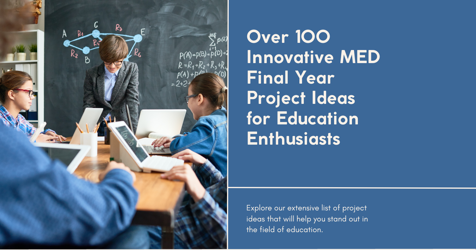 Top 100 MEd Final Year Project Topics and Ideas Project Mart